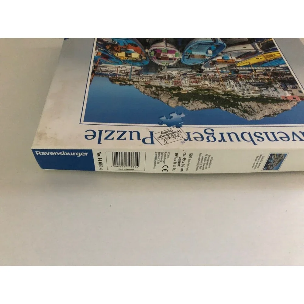 Ravensburger 500 Piece Puzzle Boat‎ Marina Water Nautical Landscape